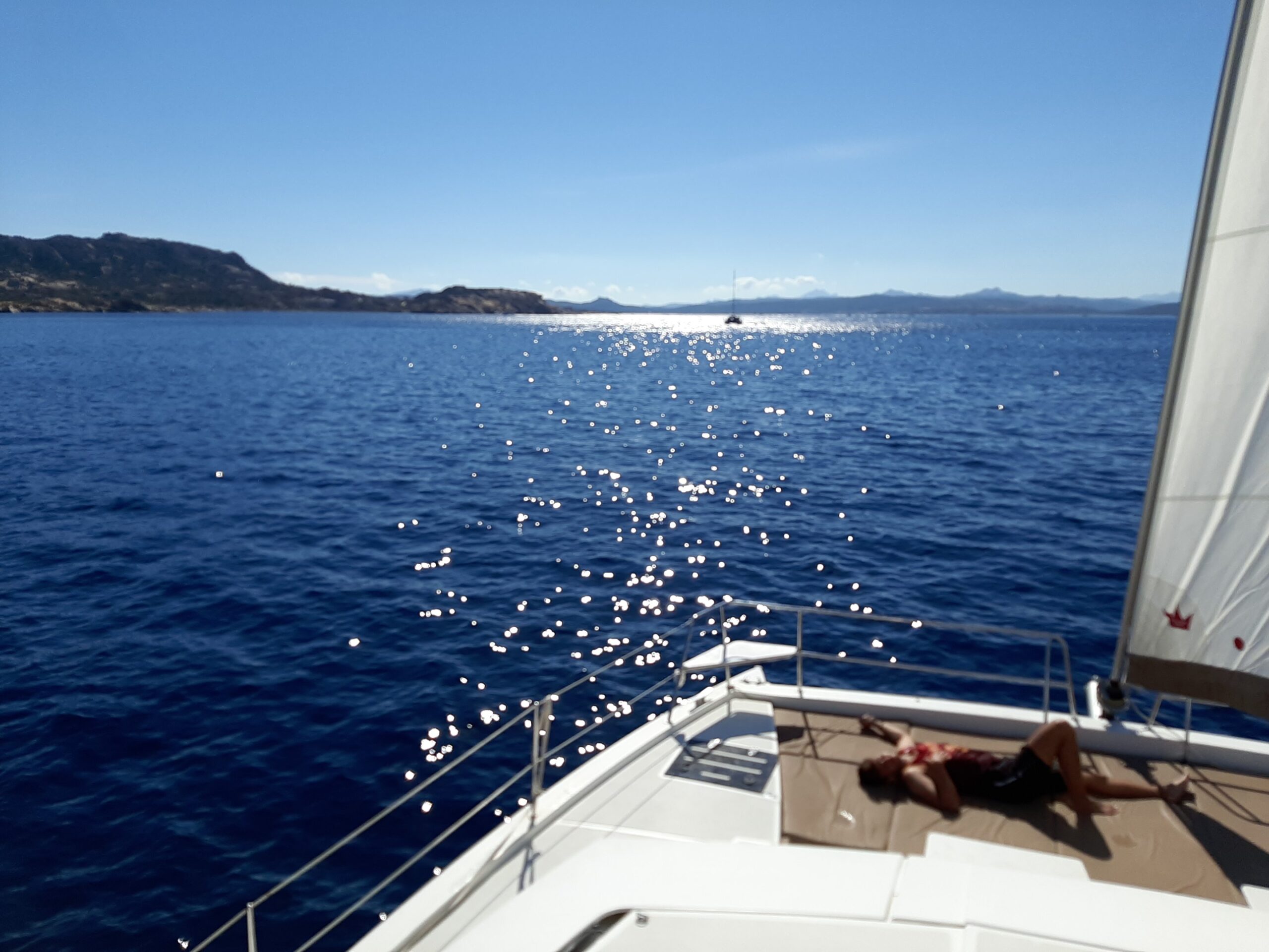 Segeln Katamaran Sardinien relax